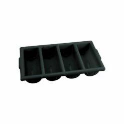 Black 4 Bay Cutlery Holder