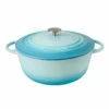 Duck Egg Blue Round French Oven 24cm/4L 1 Duck Egg Blue Round French Oven 24cm/4L -THE KITCHEN SHELF Sales 11783