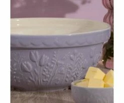 Mason Cash In The Meadow Tulip Mixing Bowl Lilac 2L