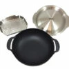 Weber GBS Cast Iron Wok & Steamer Set