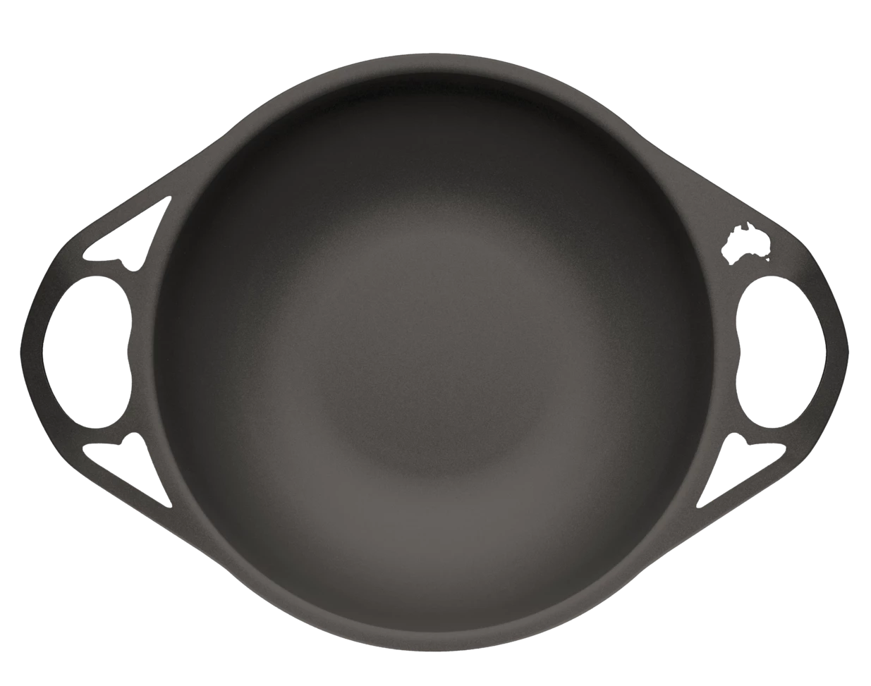 Quenched Iron Dual Handled Wok 30cm 4 Quenched Iron Dual Handled Wok 30cm - Image 2