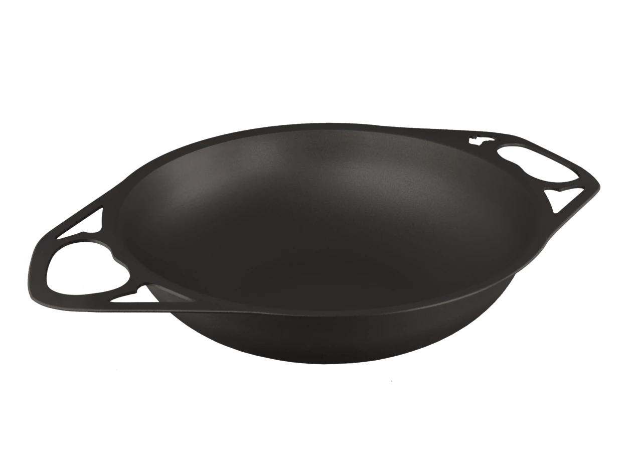 Quenched Iron Dual Handled Wok 30cm 3 Quenched Iron Dual Handled Wok 30cm